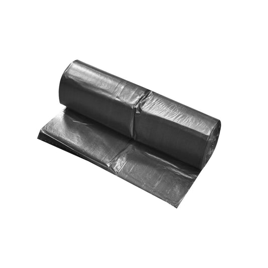 Szemeteszsák 160 liter 80 x 120 cm erősített 10 db/tekercs fekete kép