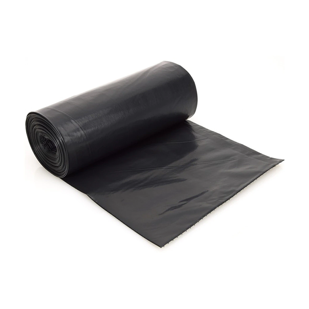 Szemeteszsák 200 liter 95 x 120 cm 10 db/tekercs 30 mikron fekete kép