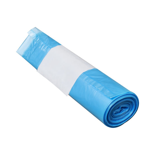 Szemeteszsák önzáró szalaggal 160 liter 74 x 95 cm 10 db/tekercs kék kép