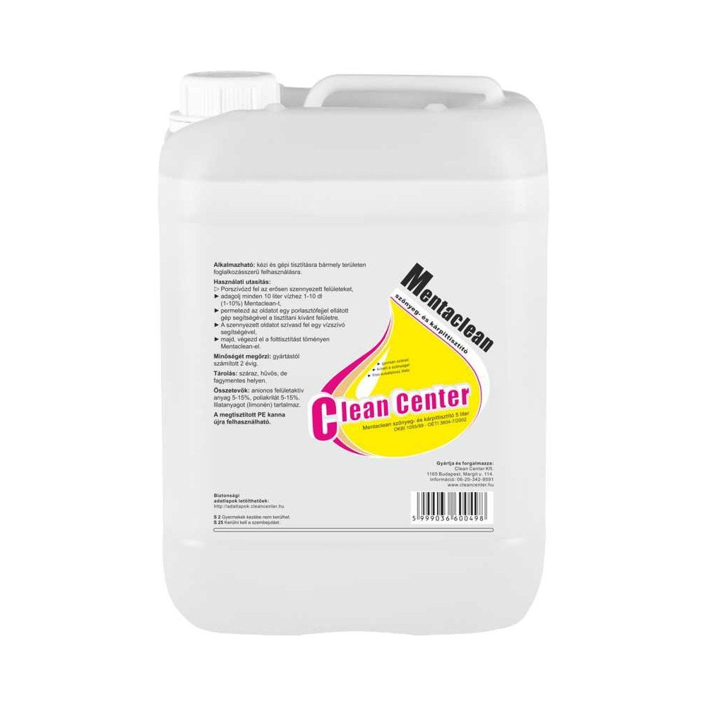 Szőnyegtisztító gépi 5 liter Mentaclean_Clean Center kép