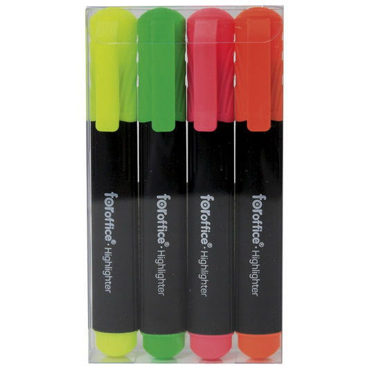Szövegkiemelő készlet 2-5mm, Foroffice, 4 klf. szín kép