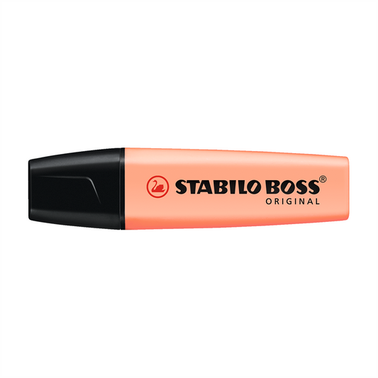 Szövegkiemelő 2-5mm, vágott hegyű, STABILO Boss original Pastel barack kép