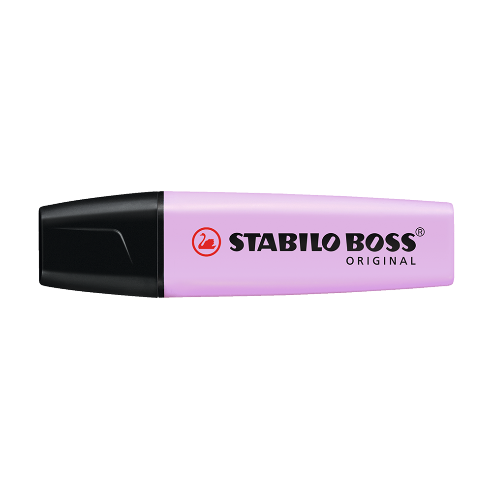 Szövegkiemelő 2-5mm, vágott hegyű, STABILO Boss original Pastel orgona kép