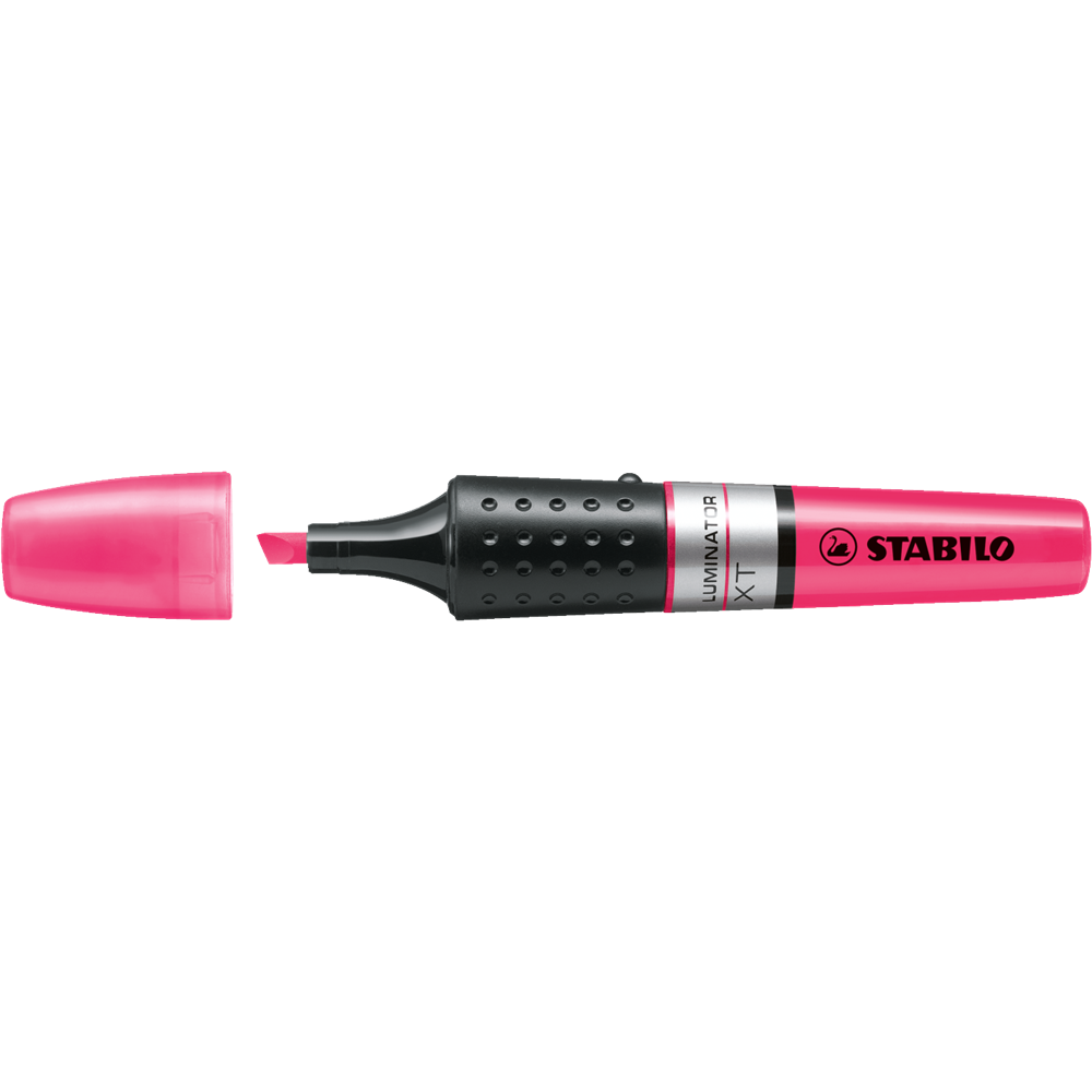 Szövegkiemelő 2-5mm, hengeres test Stabilo Luminator rózsaszín kép