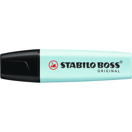 Szövegkiemelő 2-5mm, vágott hegyű, STABILO Boss original Pastel türkiz kép