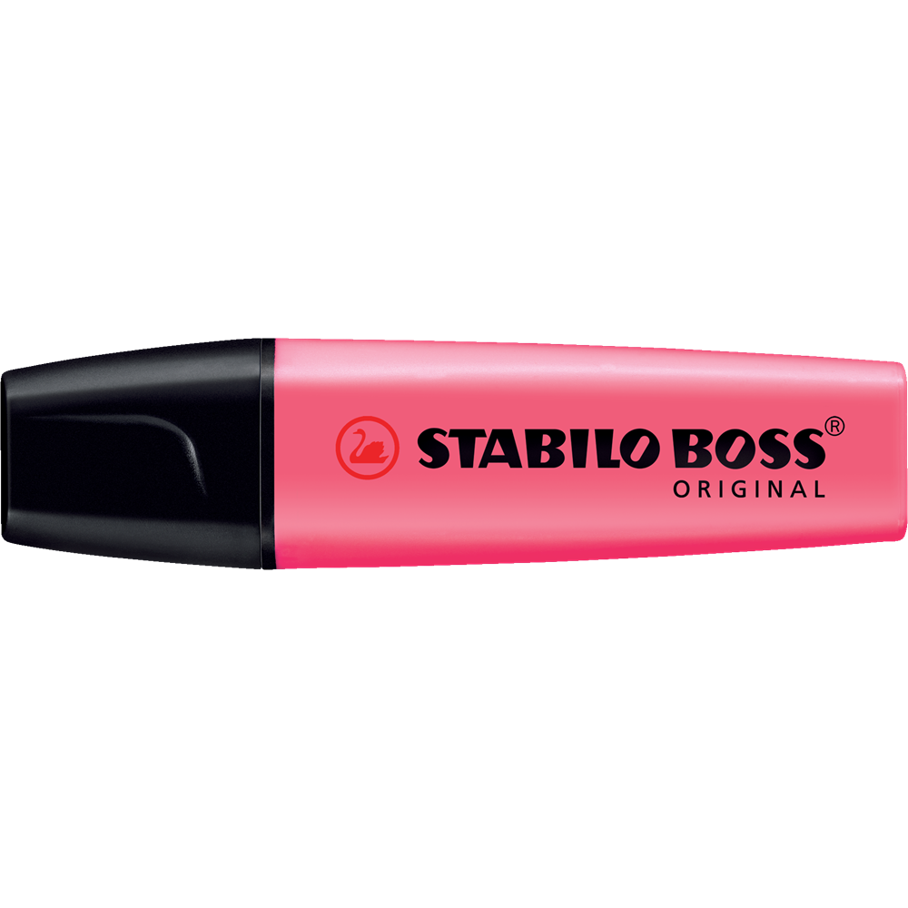 Szövegkiemelő 2-5mm, vágott hegyű, STABILO Boss original ciklámen kép