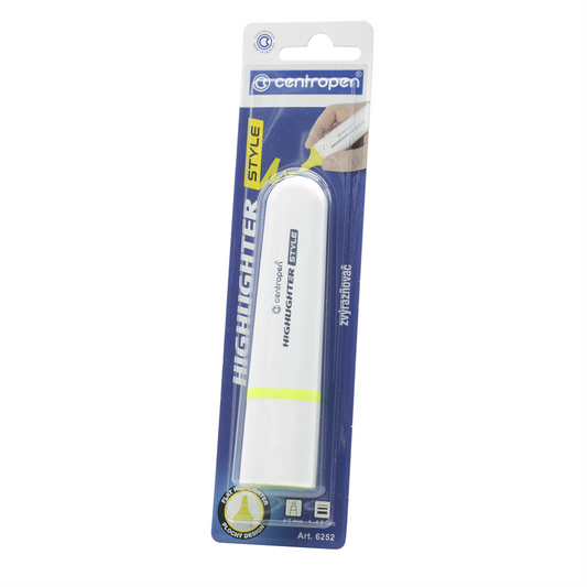 Szövegkiemelő 1-4,6mm, vágott hegyű, Centropen 6252 neon sárga kép
