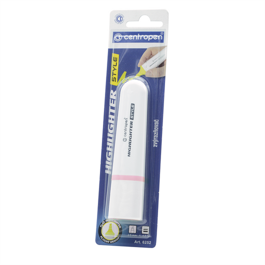 Szövegkiemelő 1-4,6mm, vágott hegyű, Centropen 6252 pasztell rózsaszín kép