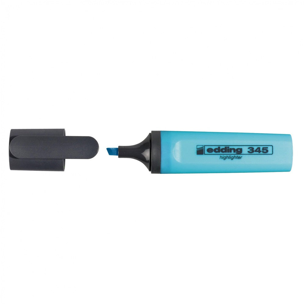 Szövegkiemelő 2-5mm, vágott Edding 345 kék kép