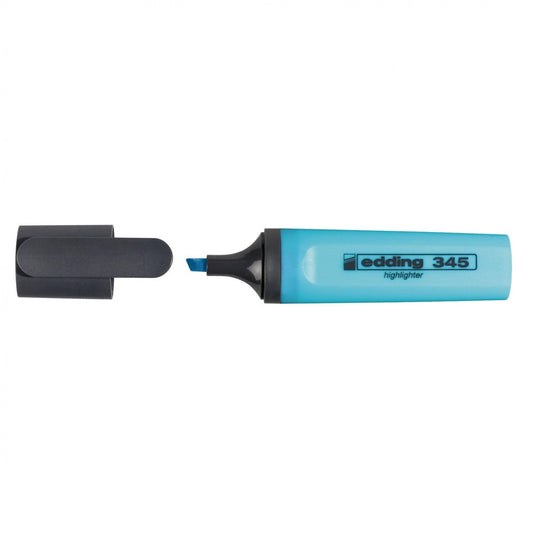 Szövegkiemelő 2-5mm, vágott Edding 345 kék kép