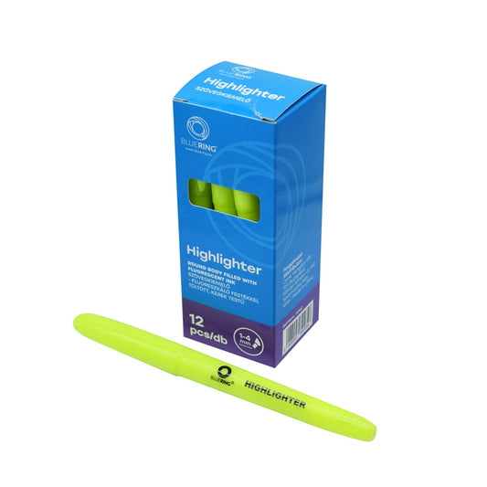 Szövegkiemelő kerek test Bluering® sárga kép
