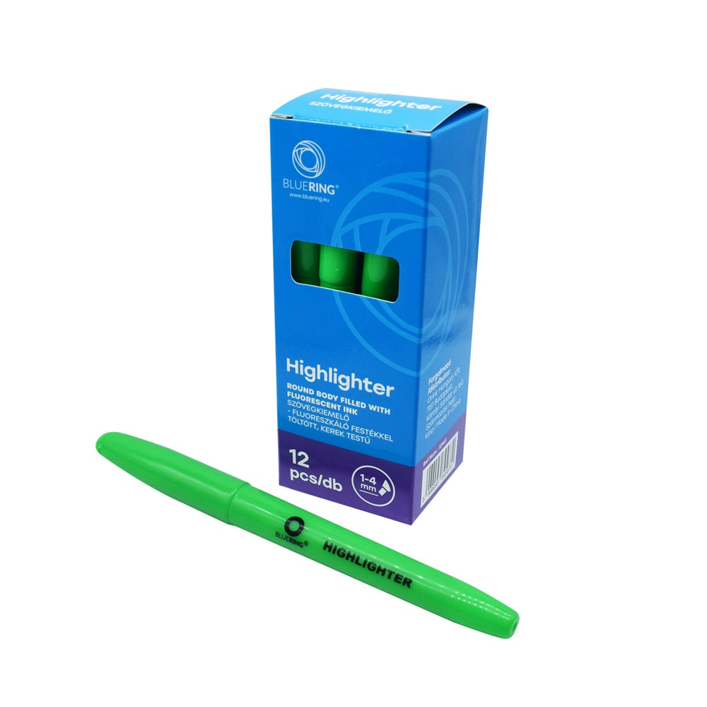 Szövegkiemelő kerek test Bluering® zöld kép
