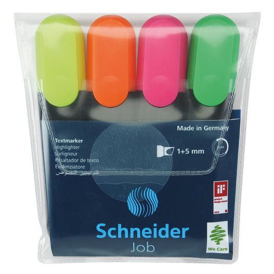 Szövegkiemelő készlet 1-5mm, Schneider Job 150. 4 klf. szín kép