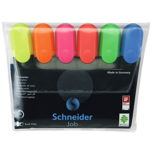 Szövegkiemelő készlet 1-5mm, Schneider Job 150. 6 klf. szín kép