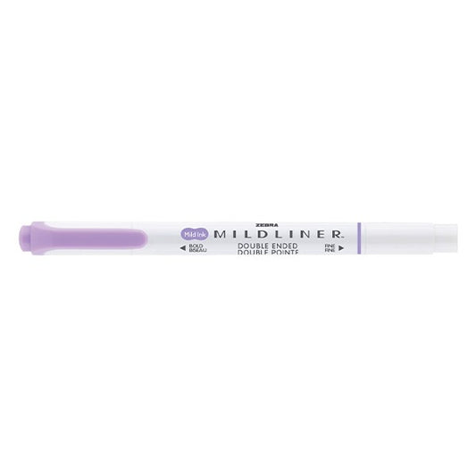 Szövegkiemelő kétvégű ZEBRA Mildliner cool & refined 1,4-4,0 mm lila