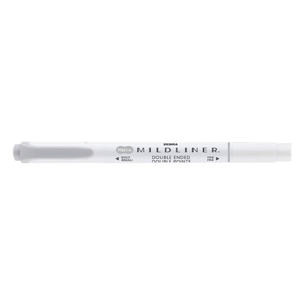 Szövegkiemelő kétvégű ZEBRA Mildliner cool & refined 1,4-4,0 mm szürke