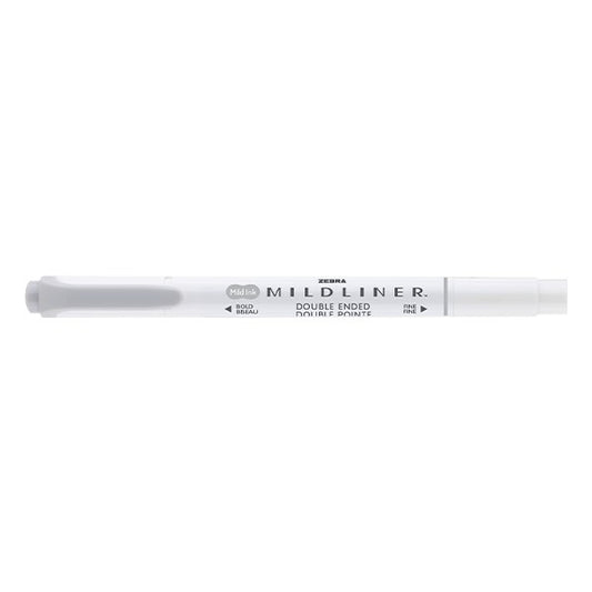 Szövegkiemelő kétvégű ZEBRA Mildliner cool & refined 1,4-4,0 mm szürke