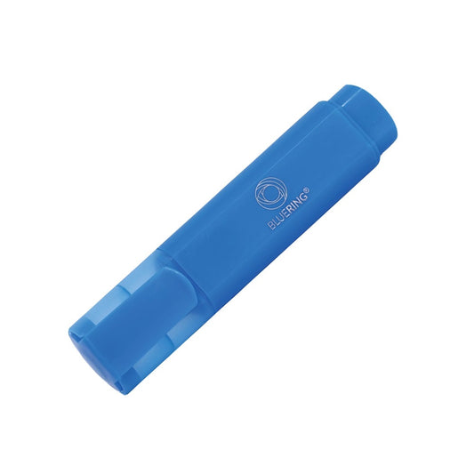 Szövegkiemelő lapos test Bluering® kék kép