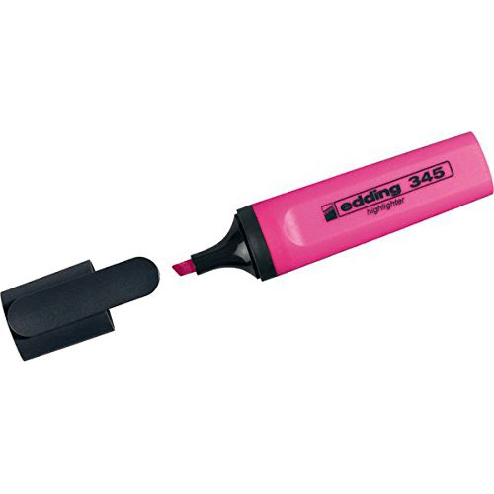 Szövegkiemelő 2-5mm, vágott Edding 345 rózsa kép