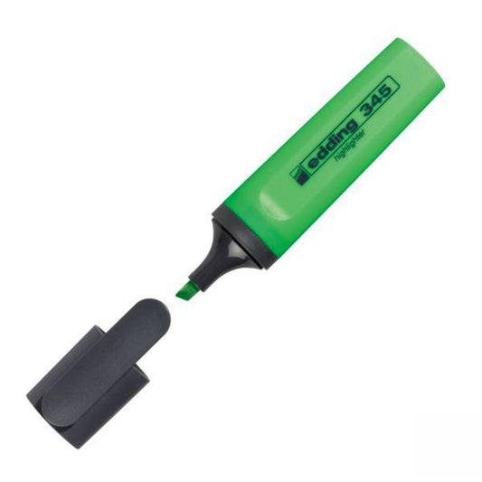 Szövegkiemelő 2-5mm, vágott Edding 345 zöld kép