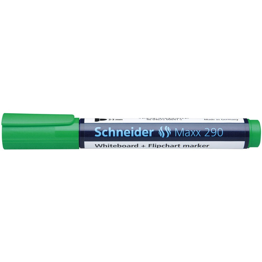 Tábla- és flipchart marker 2-3mm, kerek végű Schneider Maxx 290 zöld kép