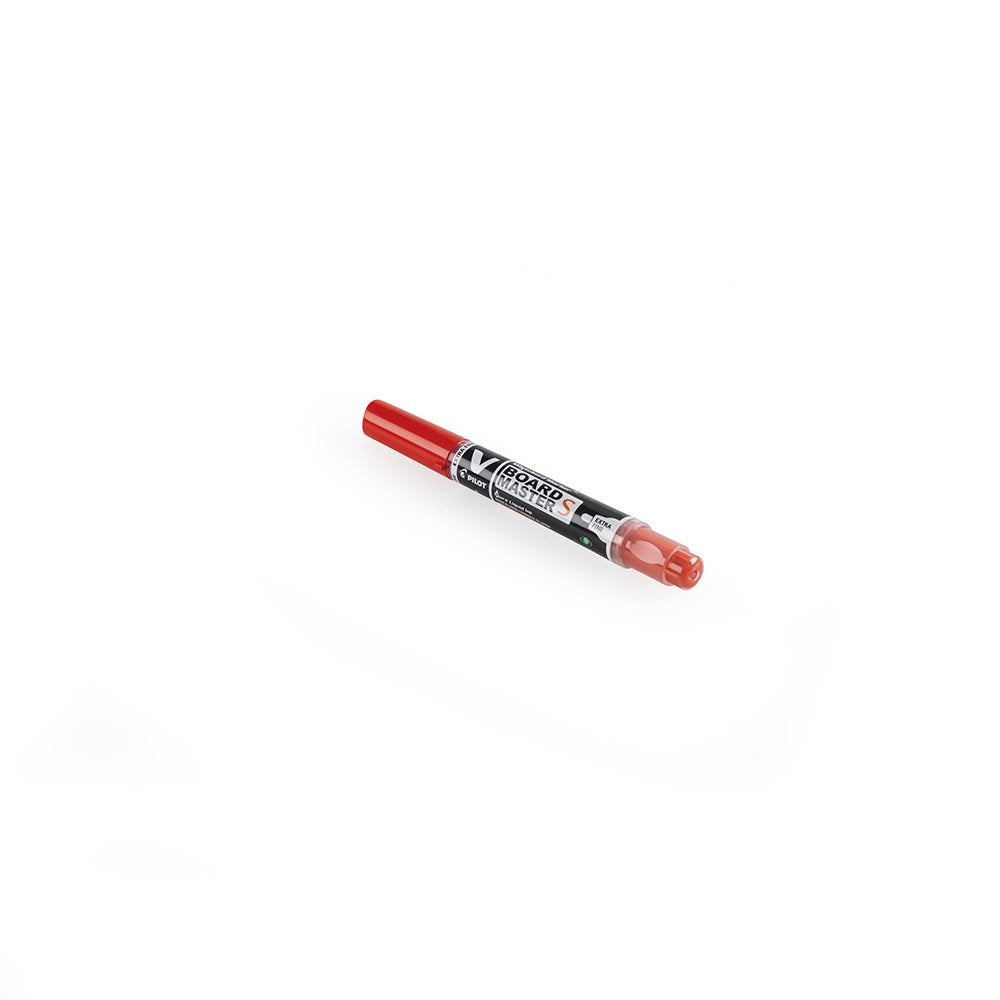 Táblamarker 1,3mm, kerek hegyű, utántöthető Extra fine V-Board Pilot piros kép