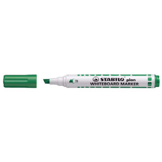 Táblamarker 2,5-3,5mm, kerek hegyű, Stabilo Plan 641/36 zöld kép