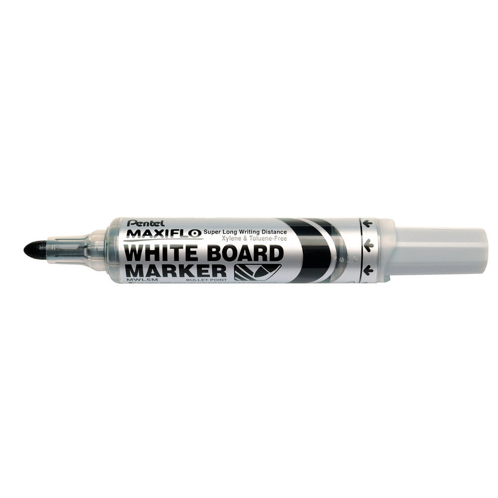Táblamarker 2,5mm, kerek hegyű, Pentel Maxiflo fekete kép