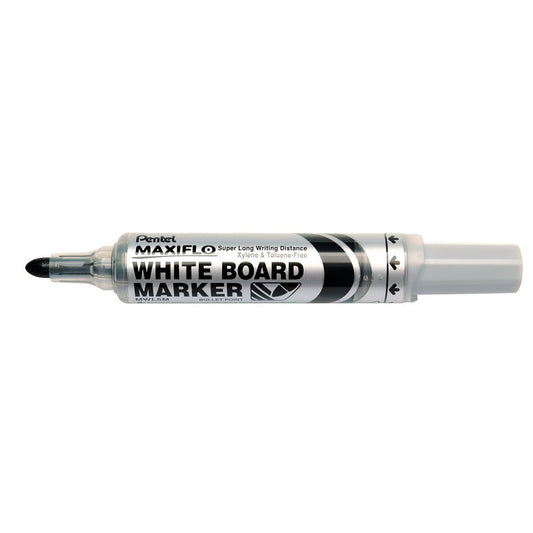 Táblamarker 2,5mm, kerek hegyű, Pentel Maxiflo fekete kép