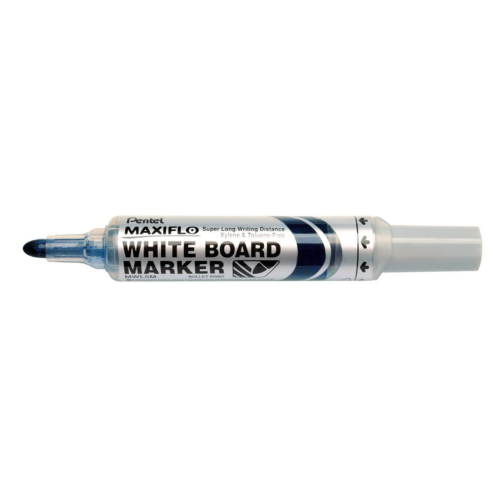 Táblamarker 2,5mm, kerek hegyű, Pentel Maxiflo kék kép