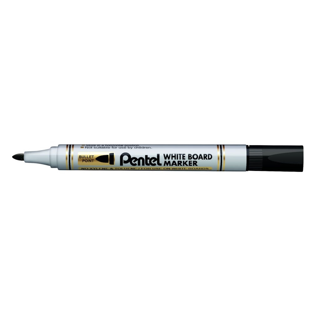 Táblamarker 2mm, kerek, Pentel fekete kép