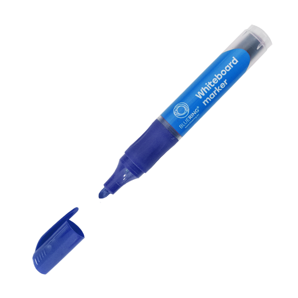 Táblamarker 3mm, kerek, cserélhető betétes, Bluering kék kép