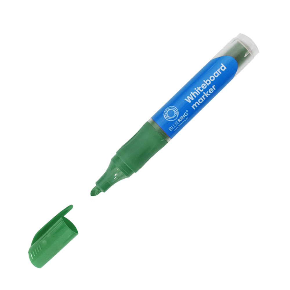 Táblamarker 3mm, kerek, cserélhető betétes, Bluering zöld kép