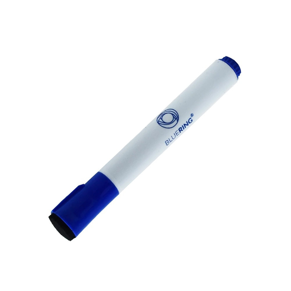 Táblamarker 3mm, mágneses, táblatörlővel multifunkciós Bluering® kék kép