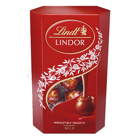 Csokoládé LINDT Lindor Milk golyók díszdobozban 200 g