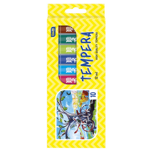 Tempera 10x12ml, -es készlet Educa vegyes szín kép