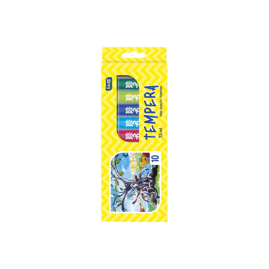 Tempera 10x7,5ml, készlet, Educa karton dobozban kép