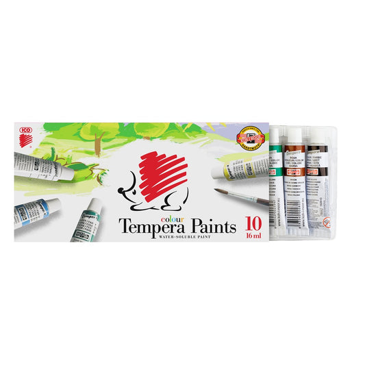 Tempera színes 10x16ml, Süni Ico 10 klf. szín kép