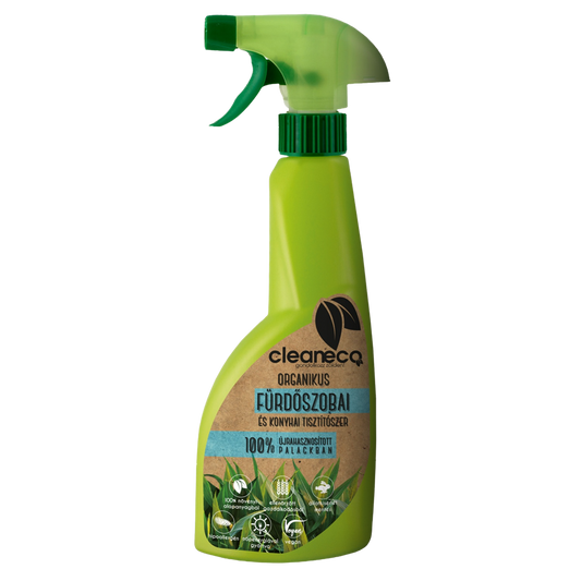 Tisztítószer konyhai és fürdőszobai szórófejes 500 ml organikus Cleaneco kép