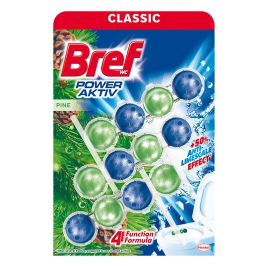Toalett illatosító golyó BREF Power Aktiv Pine Forest 3x50 g