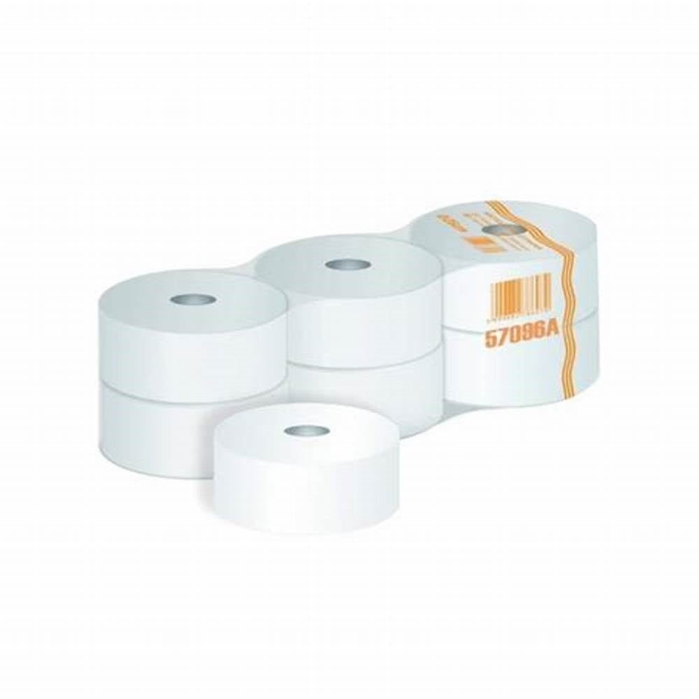 Toalettpapír 2 rétegű közületi átmérő: 23 cm 100 % cellulóz 175 m/tekercs 6 tekercs/karton Peppy_57096A kép