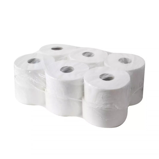 Toalettpapír 3 rétegű közületi átmérő: 19 cm 420 lap/tekercs 12 tekercs/karton Satino Wepa Comfort fehérített kép