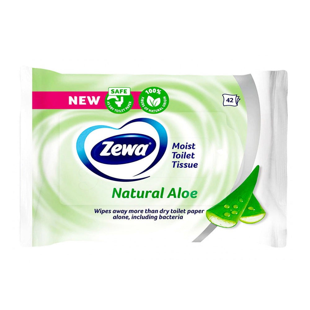 Toalettpapír nedves 42 lap/csomag Zewa Aloe Vera kép