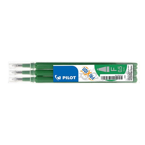 Tollbetét roller PILOT Frixion Clicker/Ball radírozható 0,25 mm zöld 3 darabos