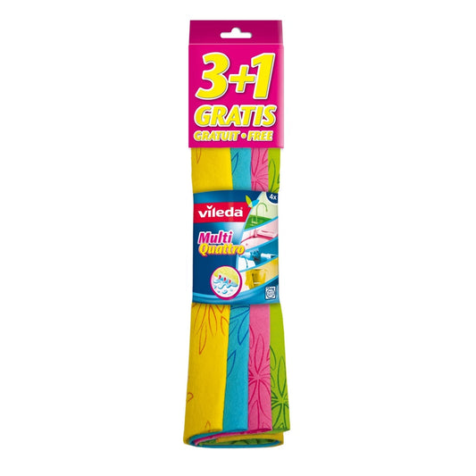 Törlőkendő 4 db/csomag Vileda Multi Quattro_F1788V kép