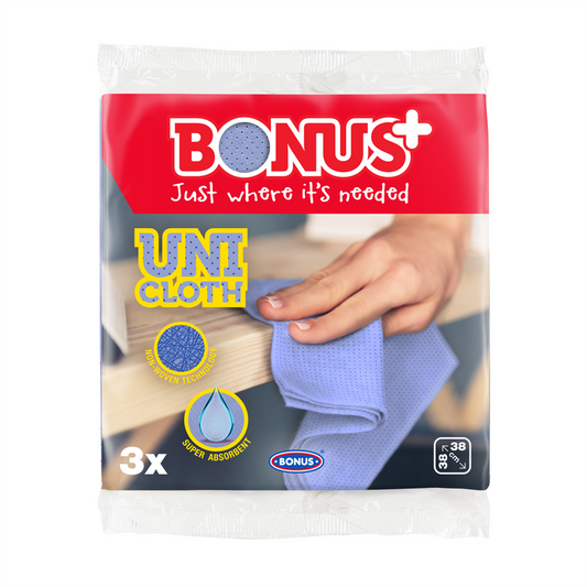 Törlőkendő kevertszálas 3 db/csomag Uni Bonus_B179 kép
