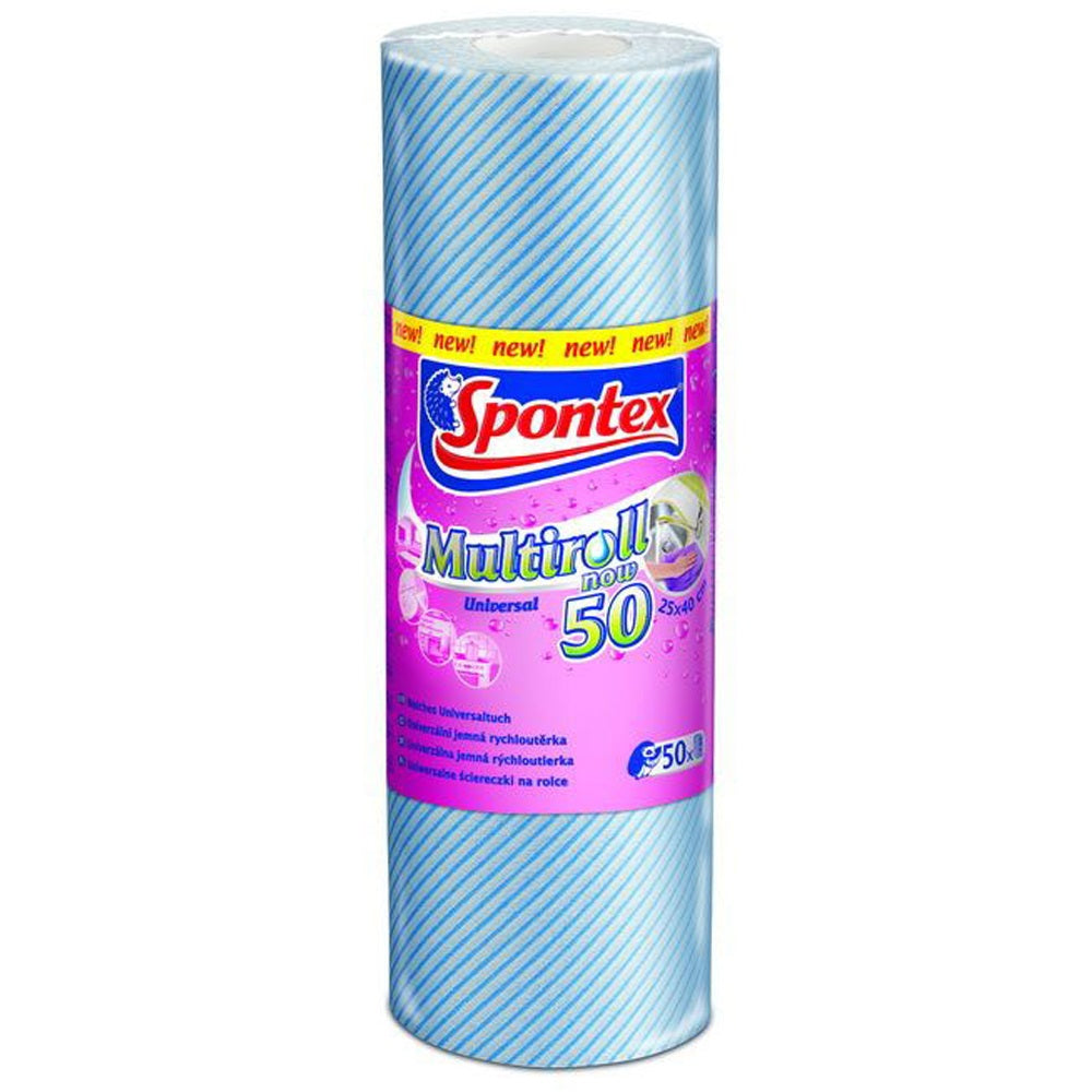 Törlőkendő tekercses 50 lap/tekercs Multiroll Spontex kép