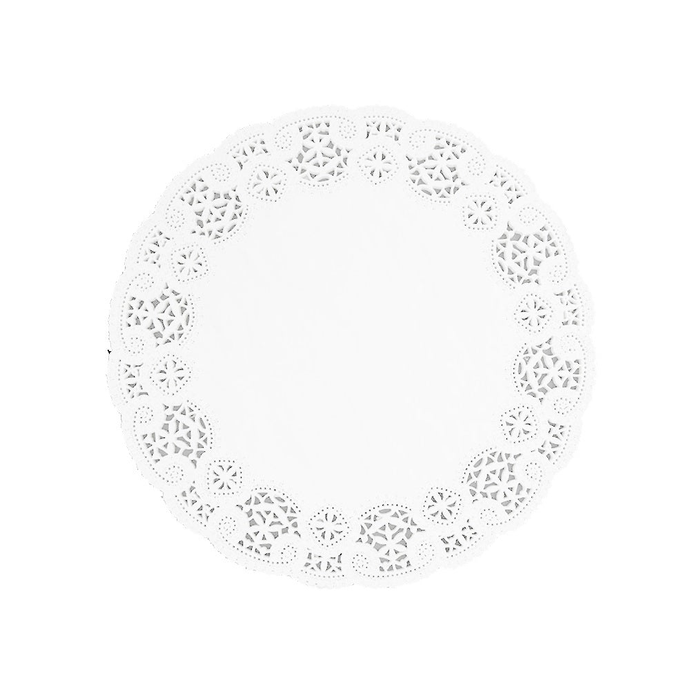 Tortacsipke kerek átmérő: 36 cm 100 db/csomag fehér kép