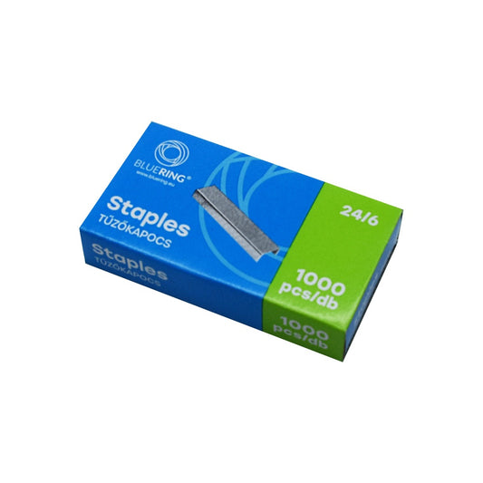 Tűzőkapocs 24/6 hegyezett Bluering® kép