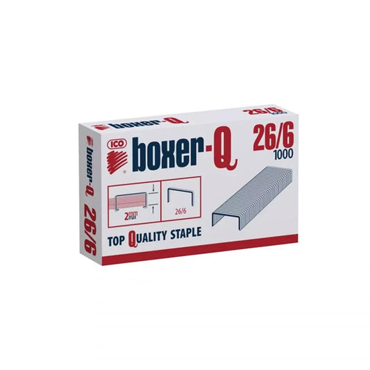 Tűzőkapocs 26/6 dobozos Boxer -Q kép